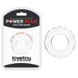 LOVETOY POWER PLUS TPE COCK RING "GEOMETRIC"- CLEAR LOVETOY POWER PLUS TPE COCK RING "GEOMETRIC"- CLEAR